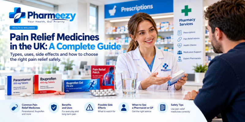 pain relief medicines UK